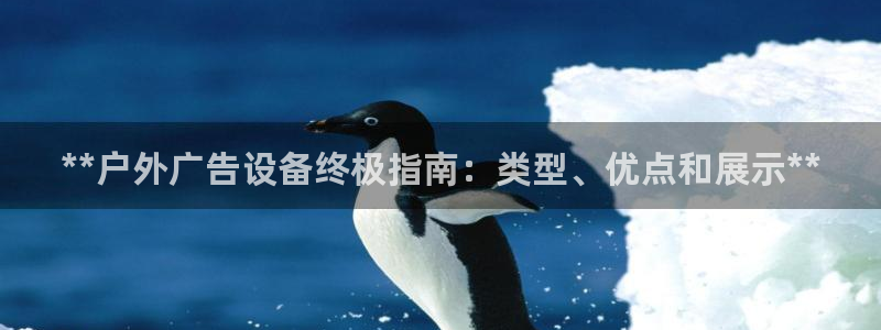 杏宇平台登陆：**户外广告设备终极指南：类型、优点和展示**