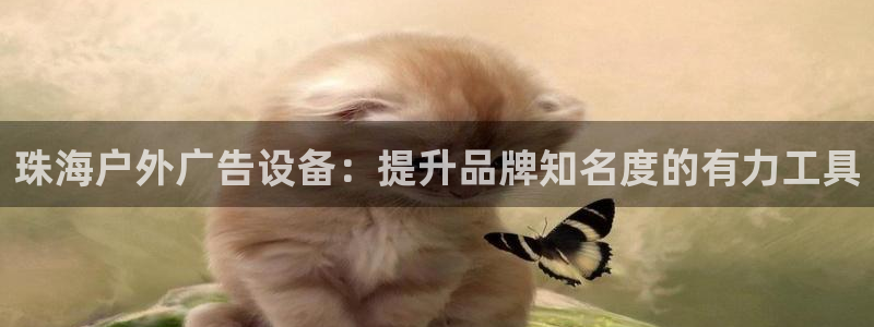 杏宇官方平台官网：珠海户外广告设备：提升品牌知名度的有力工具