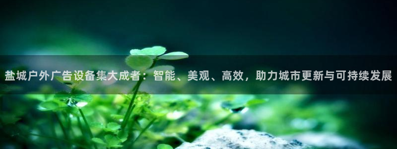 杏宇平台代理多少钱：盐城户外广告设备集大成者：智能、美观、高效，助力城市更新与可持续发展
