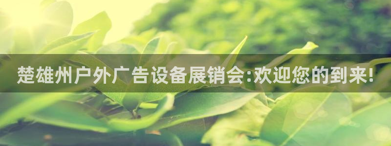 杏宇平台怎么样赚钱：楚雄州户外广告设备展销会:欢迎您的到来!