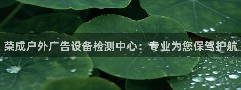 杏宇平台招商电话号码：荣成户外广告设备检测中心：专业为您保驾护航