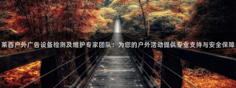杏宇平台代理多少钱一次：莱西户外广告设备检测及维护专家团队：为您的户外活动提供专业支持与安全保障