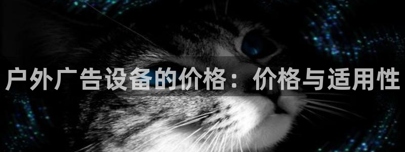杏宇平台代理多少钱一个：户外广告设备的价格：价格与适用性