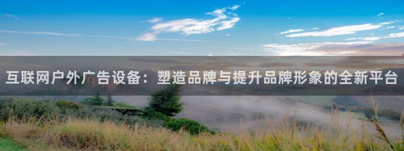 杏宇平台代理怎么样可靠吗：互联网户外广告设备：塑造品牌与提升品牌形象的全新平台