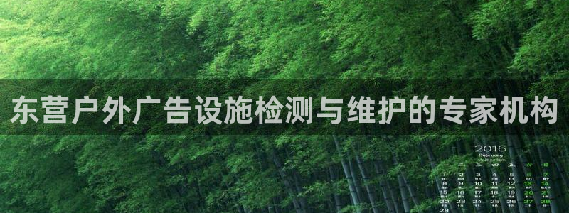 杏宇平台代理怎么样：东营户外广告设施检测与维护的专家机构