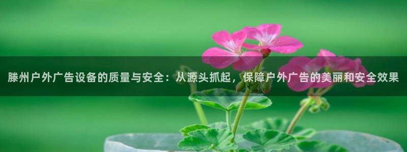 杏宇平台注册登录：滕州户外广告设备的质量
